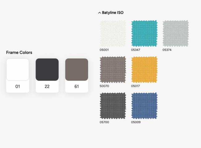 Шезлонг-лежак металлический Wave тортора 1910х715х300 мм