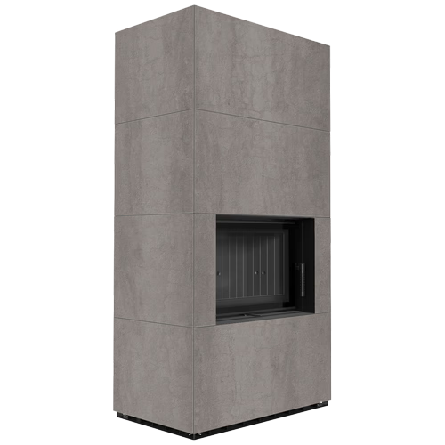 Каминокомплект Kratki PRO FLOKI NATURALI PIETRA DI SAVOIA GRIGIA BOCCIARDATA