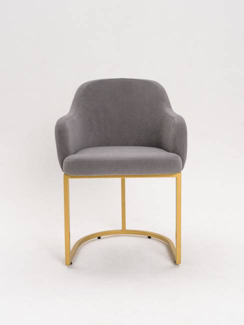 Стул Amely Gray / Gold
