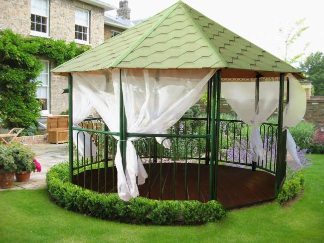 Тюль для беседки на 1 секцию Тюль для беседки на 1 секцию