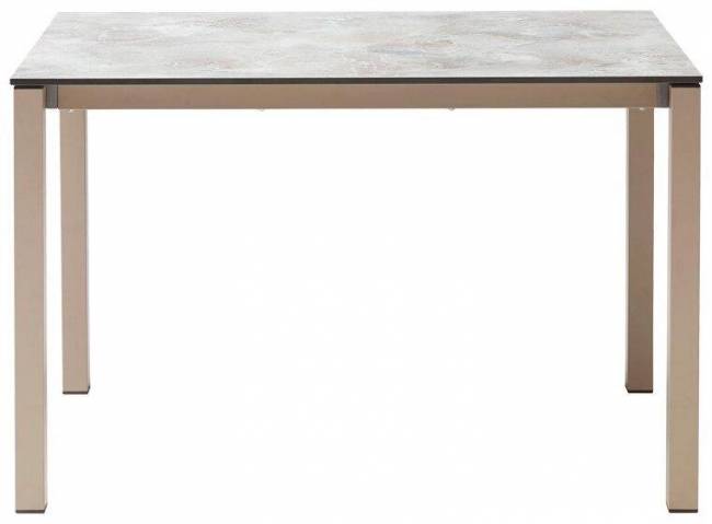 Стол ламинированный раздвижной Pranzo Extendable тортора, каменный 1200-1600-2000х790х750 мм