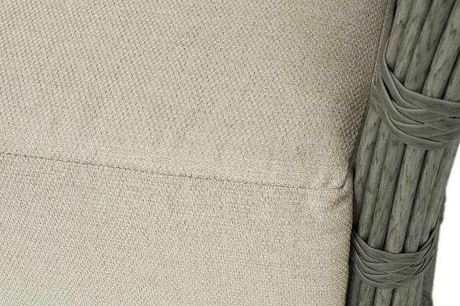 "Валенсия" диван из искусственного ротанга трехместный, цвет серый