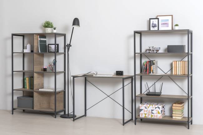 Стеллаж Трувор 13.151.01 цвет дуб гранж песочный/интра Стеллаж Трувор 13.151.01 цвет дуб гранж песочный/интра