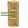 Шкаф-стеллаж заверш 280 х 280 х 900 открытый, сосна, без покраски Шкаф-стеллаж заверш 280 х 280 х 900 открытый, сосна, без покраски