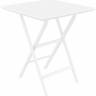Стол пластиковый складной Helen Folding Table 60 белый 600х600х740 мм