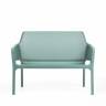 Диван пластиковый Net Bench коралловый 1160х700х860 мм