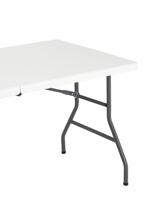 Стол складной чемодан 152*74*74 белый