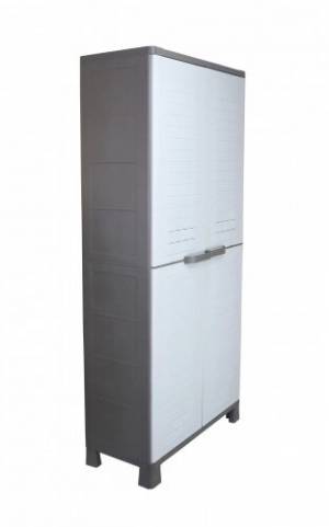 Высокий шкаф AirSpire, капучино/кремовый