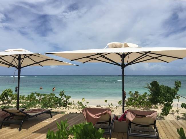 Зонт профессиональный телескопический 3.5х3.5 м Leonardo Telescopic антрацит, слоновая кость 3500х3500 мм