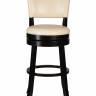 Вращающийся полубарный стул DOBRIN JOHN COUNTER, капучино, кремовый