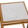 Столик кофейный Secret de Maison Кватро/Quattro (мод. 14153) алюминиевый сплав/мрамор, 41х41х41см, золотой/белый мрамор золотой/белый мрамор алюминиевый сплав/мрамор