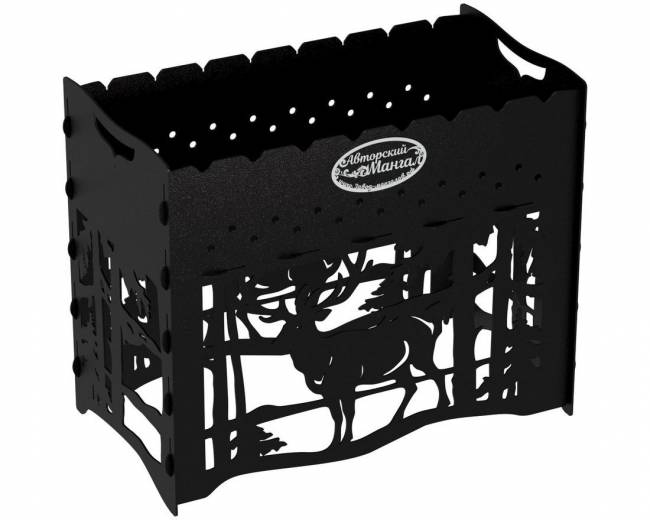 Мангал разборный "Природа", стандарт, ST3, 2мм