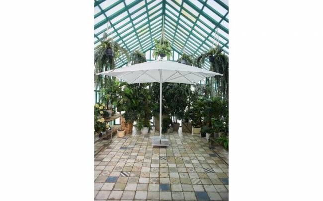 Зонт "MISTRAL 300", квадратный, белый