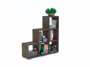 Стеллаж Стильный 108 С-1 венге темный