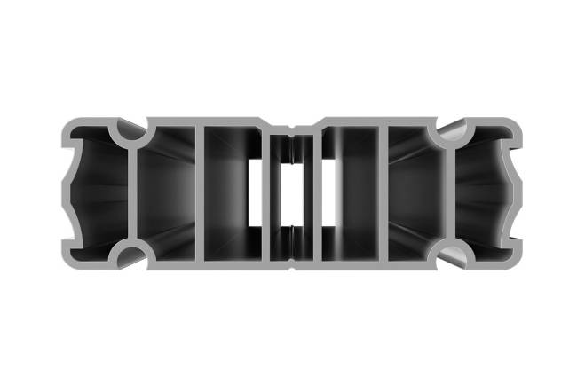 Алюминиевая лага HILST 60*20*4000 мм