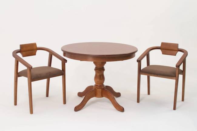 Стул-кресло Челси ПМ орех коричневый