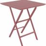 Стол пластиковый складной Helen Folding Table 60 марсала 600х600х740 мм