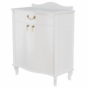 Комод Джульетта с распашными дверцами, молочный дуб Л