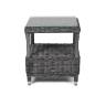"Форио" столик кофейный из искусственного ротанга, цвет графит