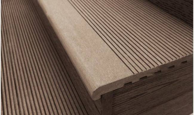 Ступень из ДПК DECKRON/DARVOLEX, 320*20*4000, венге