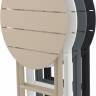 Стол пластиковый складной Helen Folding Table Ø60 черный Ø600х740 мм