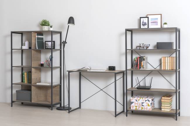 Стеллаж Трувор 13.151.02 цвет дуб гранж песочный/интра