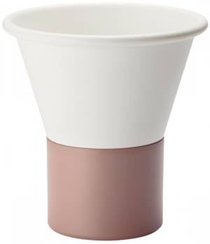 Ваза для цветов Mimosa лен, карамельный Ø245х250 мм