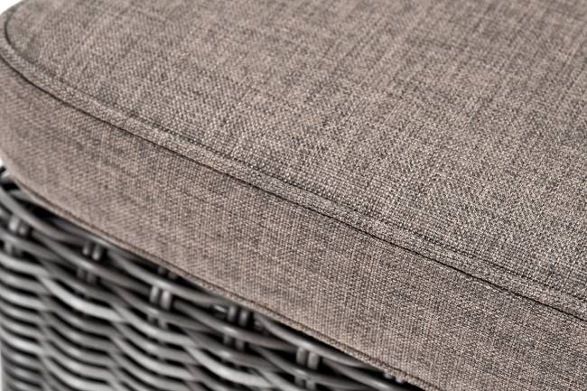 "Рим" шезлонг с подушкой, цвет графит