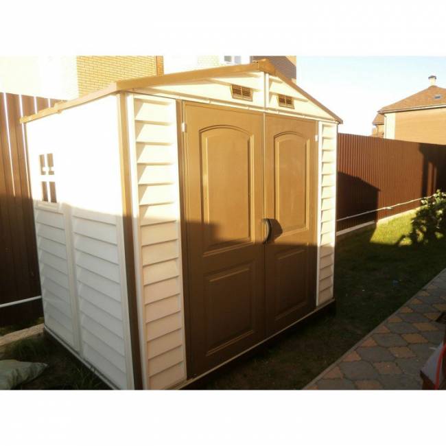 Пластиковый сарай Woodside