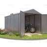 Хозблок SKOGGY секционный с двускатной крышей 5 х 2 м, цинковый