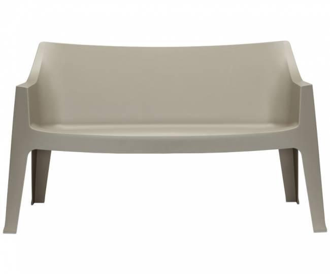 Диван пластиковый Coccolona тортора 1410х600х830 мм