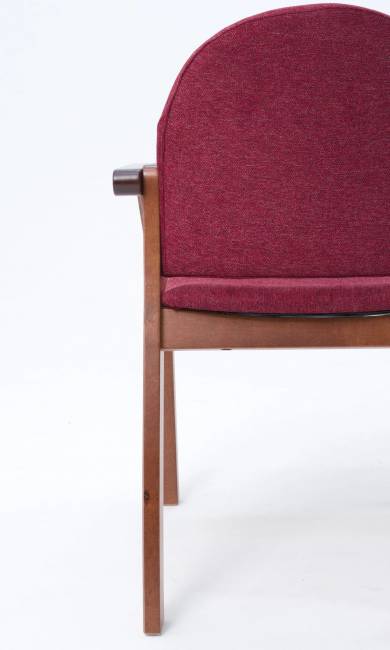 Стул-кресло Джуно 2.0 орех/красный