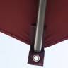 Зонт профессиональный 3х4 м Napoli Standard антрацит, бордовый 3000х4000 мм