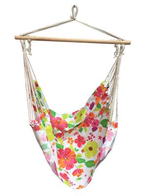 Гамак-кресло Эмма, разноцветные цветы