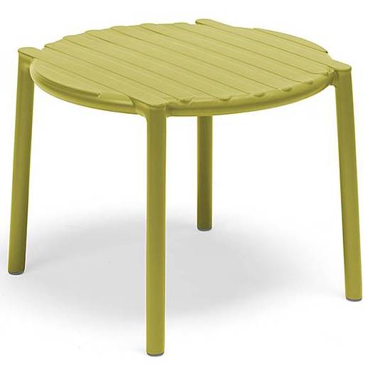 Столик пластиковый журнальный Doga грушевый Ø500х400 мм Столик пластиковый журнальный Doga грушевый Ø500х400 мм