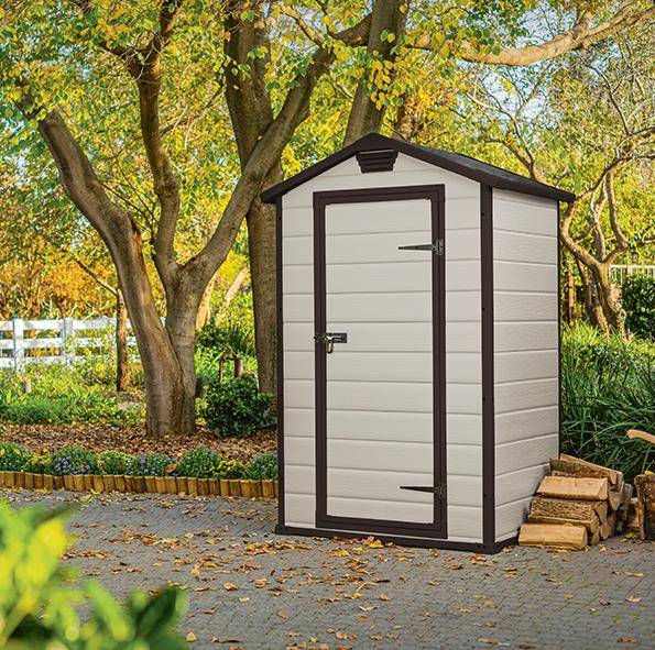 Сарай "Манор 4х3" ,бежевый (размеры 117 х 94 см)