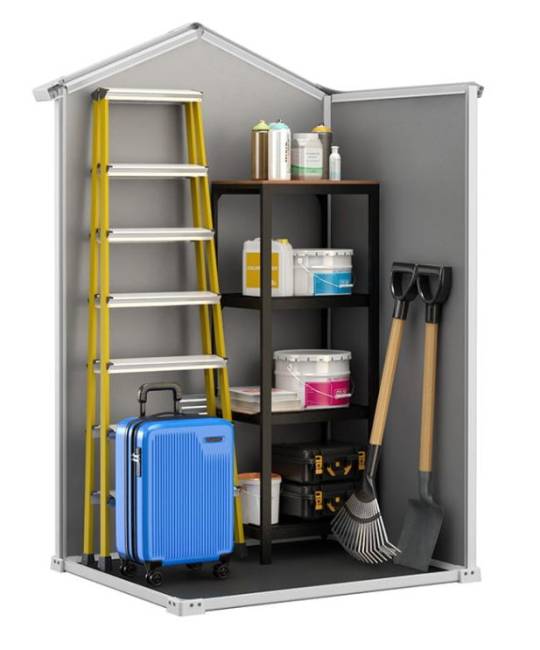 Сарай "Манор 4х3" ,бежевый (размеры 117 х 94 см)