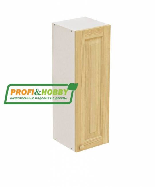 Шкаф навесной 300х340х960 + фасад сосна без покраски
