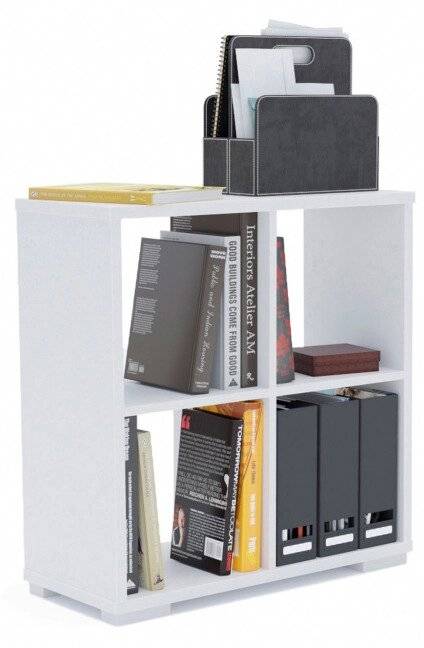 Стеллаж Стильный  С-3 белый