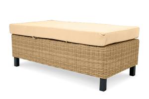 MOKKA БЕЛЛА / BELLA пуф большой, соломенный