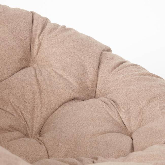 Кресло Папасан/Papasan (23/01 W) /с подушкой/ 115х101х104см, пекан орех, экошерсть коричневый, 1811-5 Pecan (орех)