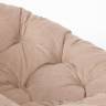 Кресло Папасан/Papasan (23/01 W) /с подушкой/ 115х101х104см, пекан орех, экошерсть коричневый, 1811-5 Pecan (орех)