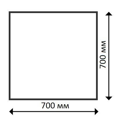 Столешница квадратная Werzalit Fantasy афьонский мрамор 700х700х20.5 мм