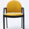 Стул-кресло Джуно 2.0 чёрный/жёлтый
