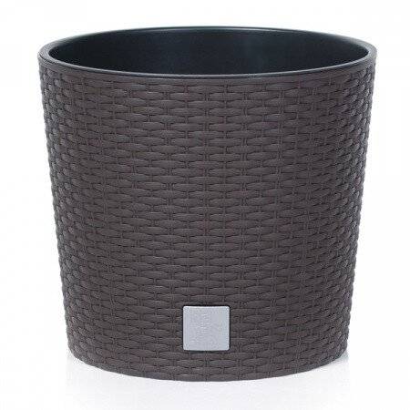 Кашпо для цветов RATO ROUND  венге 2 предмета 35 и 37.65л